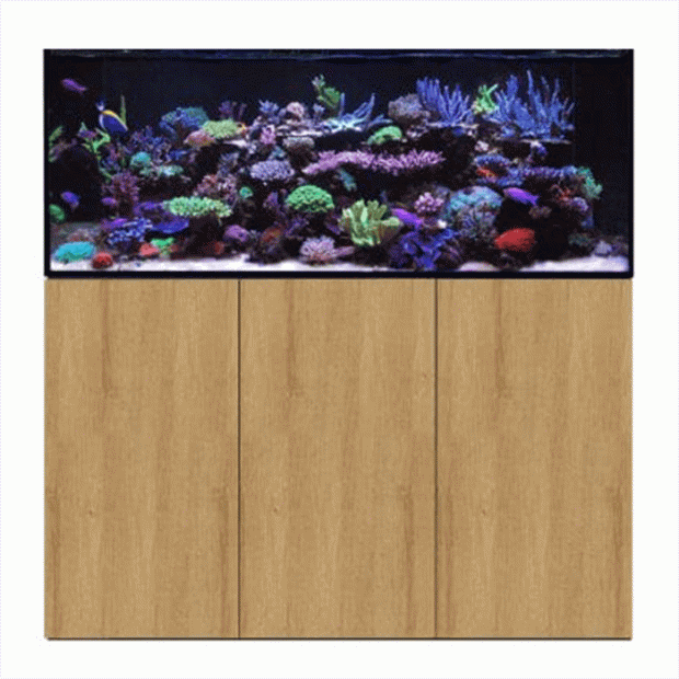 D&D Aqua-Pro Reef 1500 150cm Aquarium & Natural Oak Cabinet - 536L