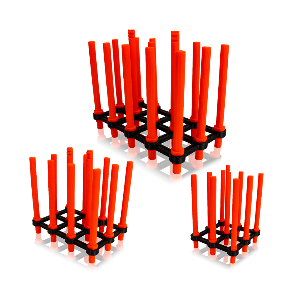 Aqua Print Raised Bio Ball Stand