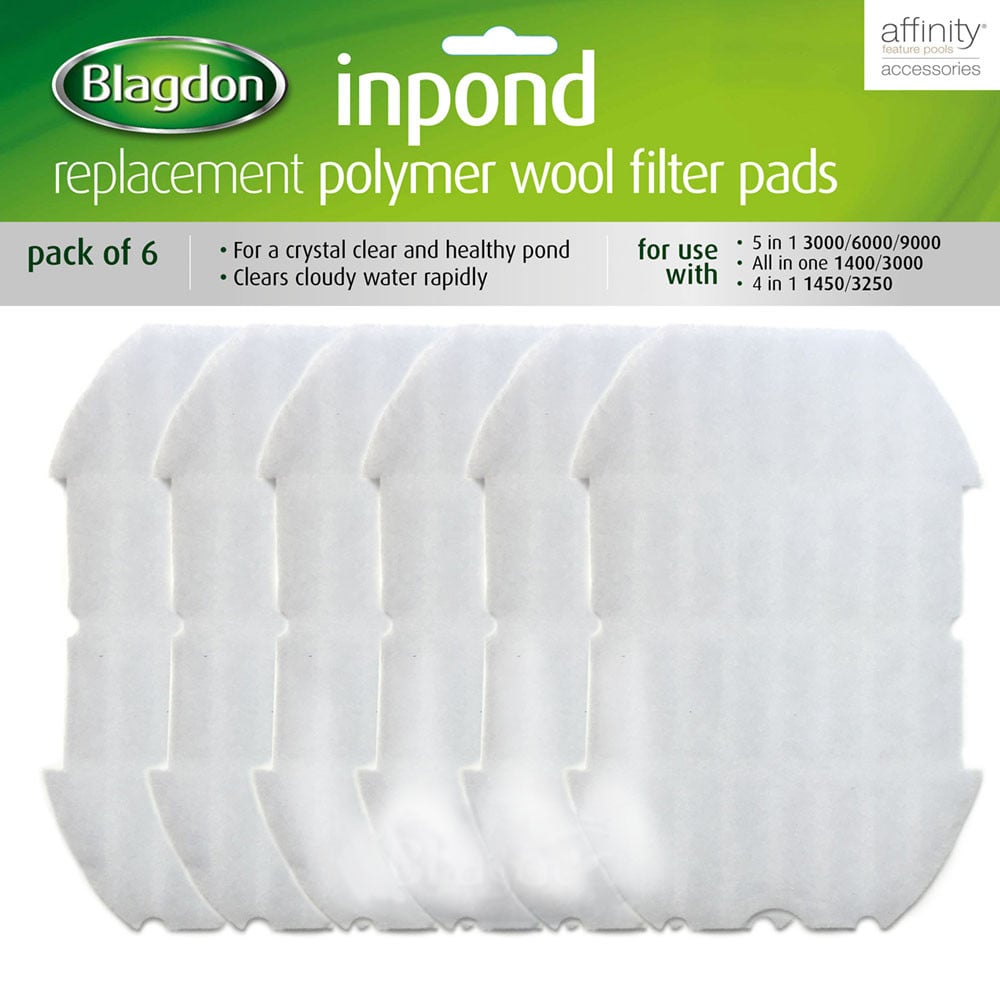 Blagdon Replacement Polymer Wool Filter Pads