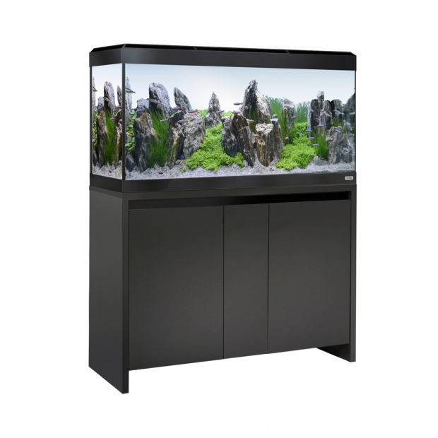 Fluval Roma 200 Aquarium Set and Cabinet - Black