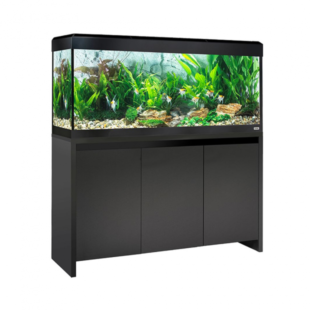 Fluval Roma 240 Aquarium Set and Cabinet - Black