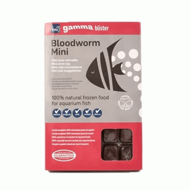 TMC Gamma Concentrated Mini Bloodworm Blister Pack