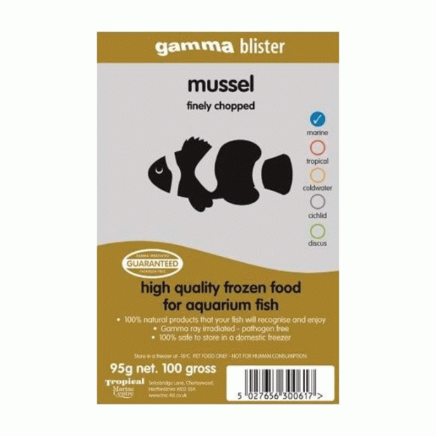 TMC Gamma Fine Chopped Mussel Blister Pack