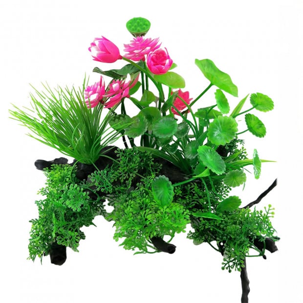 Swell Flowering Combination Bush Artificial Plant