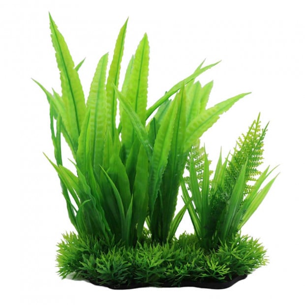 Swell Green Echinodorus Combination Artificial Plant